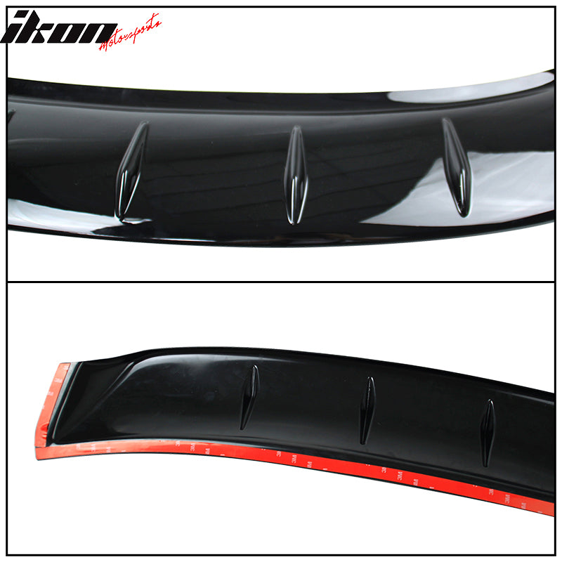 Fits 16-21 Honda Civic Sedan IK V Roof Spoiler Window Visor Smoke Wing