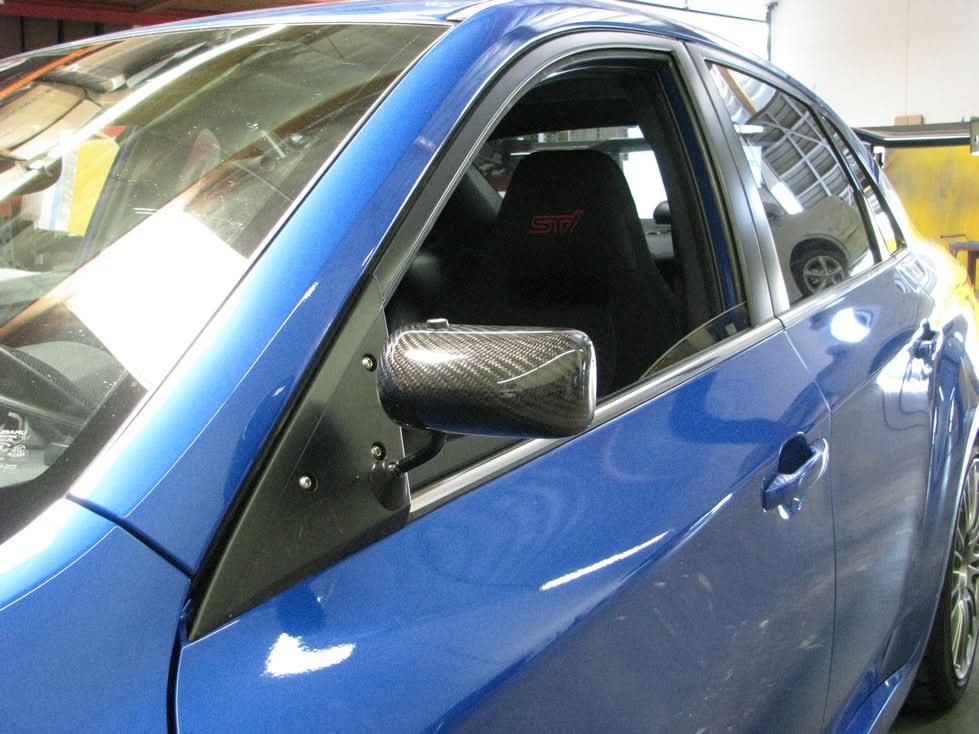 Carbon Fiber Subaru Impreza WRX/STI Formula GT3 Carbon Fiber Mirror/Black 2002-2007
