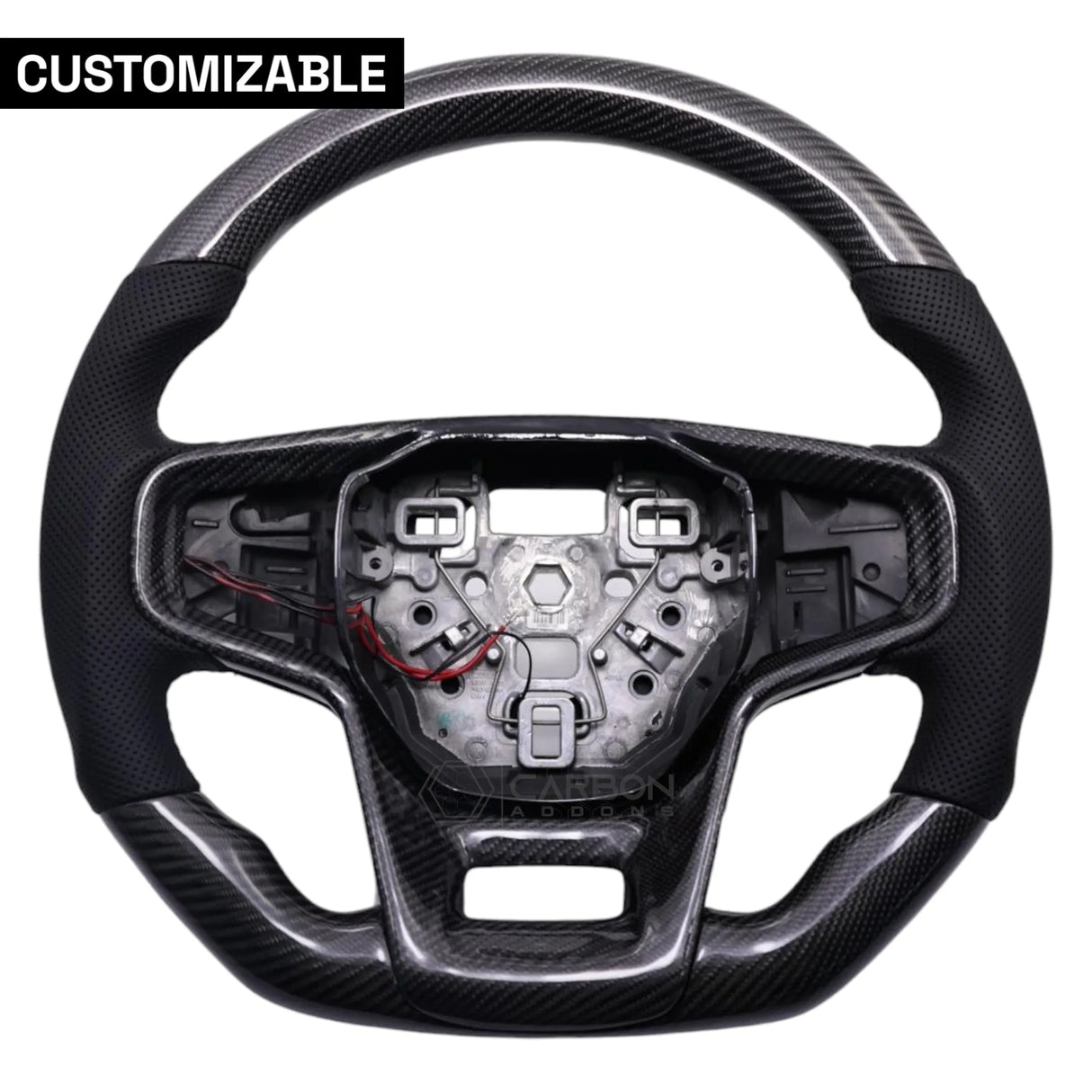 2021+ Bronco Customizable Carbon Fiber Steering Wheel