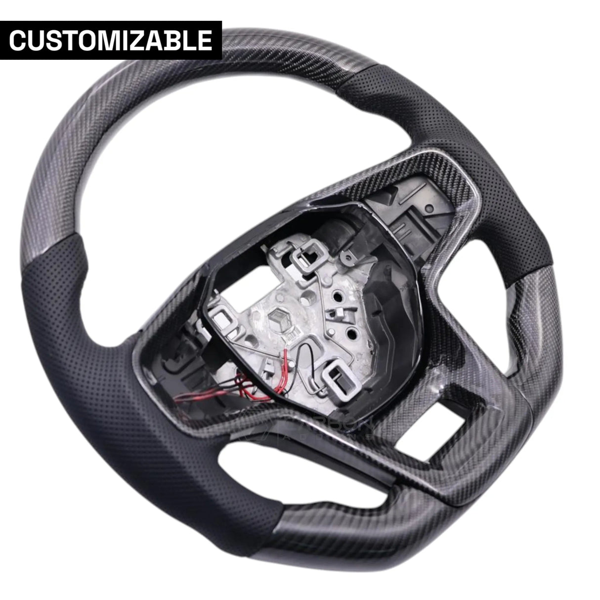 2021+ Bronco Customizable Carbon Fiber Steering Wheel