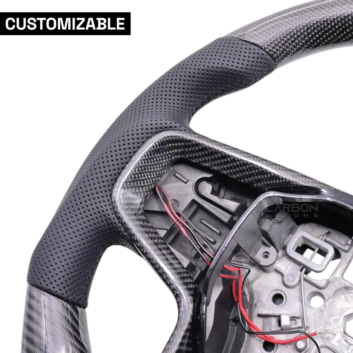 2021+ Bronco Customizable Carbon Fiber Steering Wheel