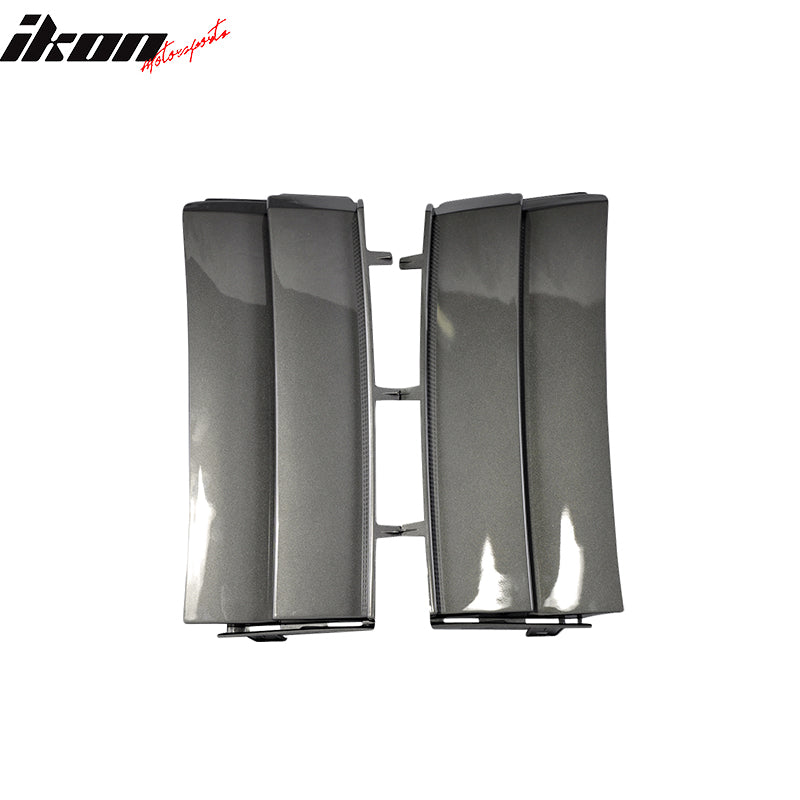 Fits 03-12 Land Range Rover L322 Side Vents Mesh Grille Gray Silver