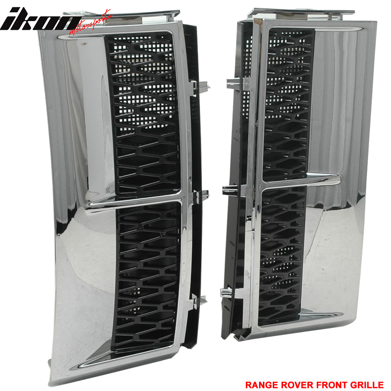 Fits 03-10 Land Range Rover G209 G210 G211 Side Vent Grille Chrome
