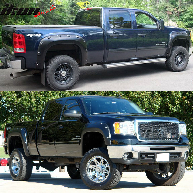 2007-2013Â GMC Sierra 1500 Standard Pocket Style Textured Fender Flares