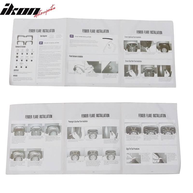 2007-2013Â GMC Sierra 1500 Standard Pocket Style Textured Fender Flares