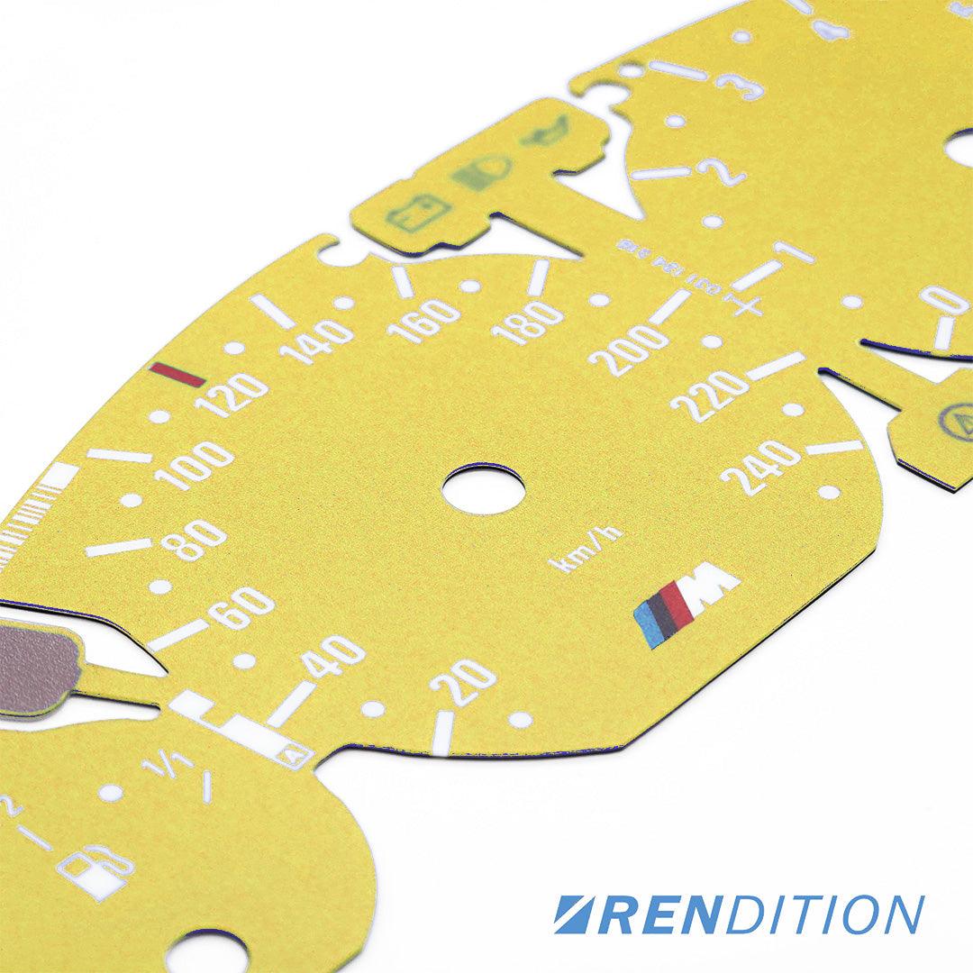 BMW E46 GAUGE FACE FOR M3 330 328 325 318 320 323 316 - K2 Industries