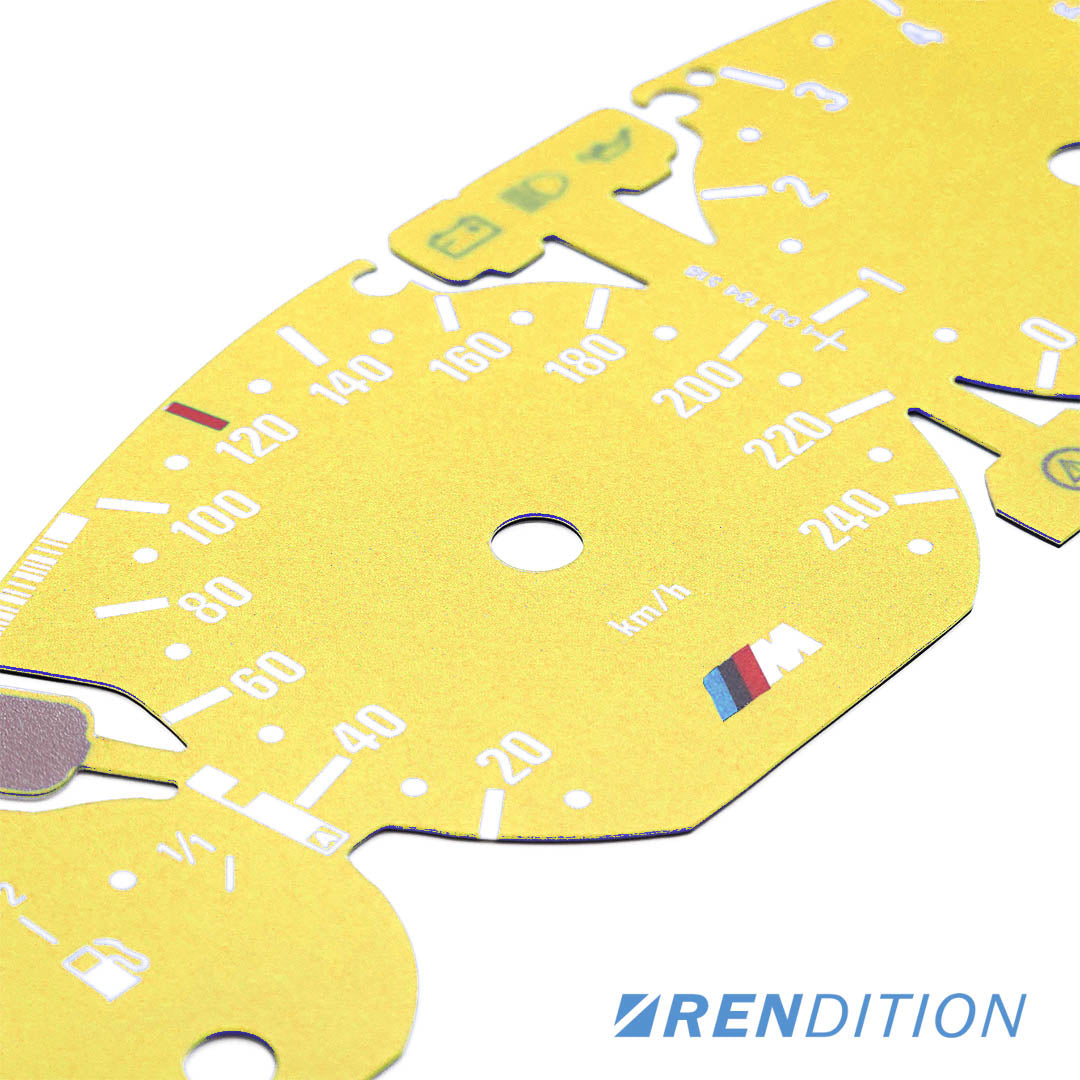 BMW E46 GAUGE FACE FOR M3 330 328 325 318 320 323 316 - K2 Industries