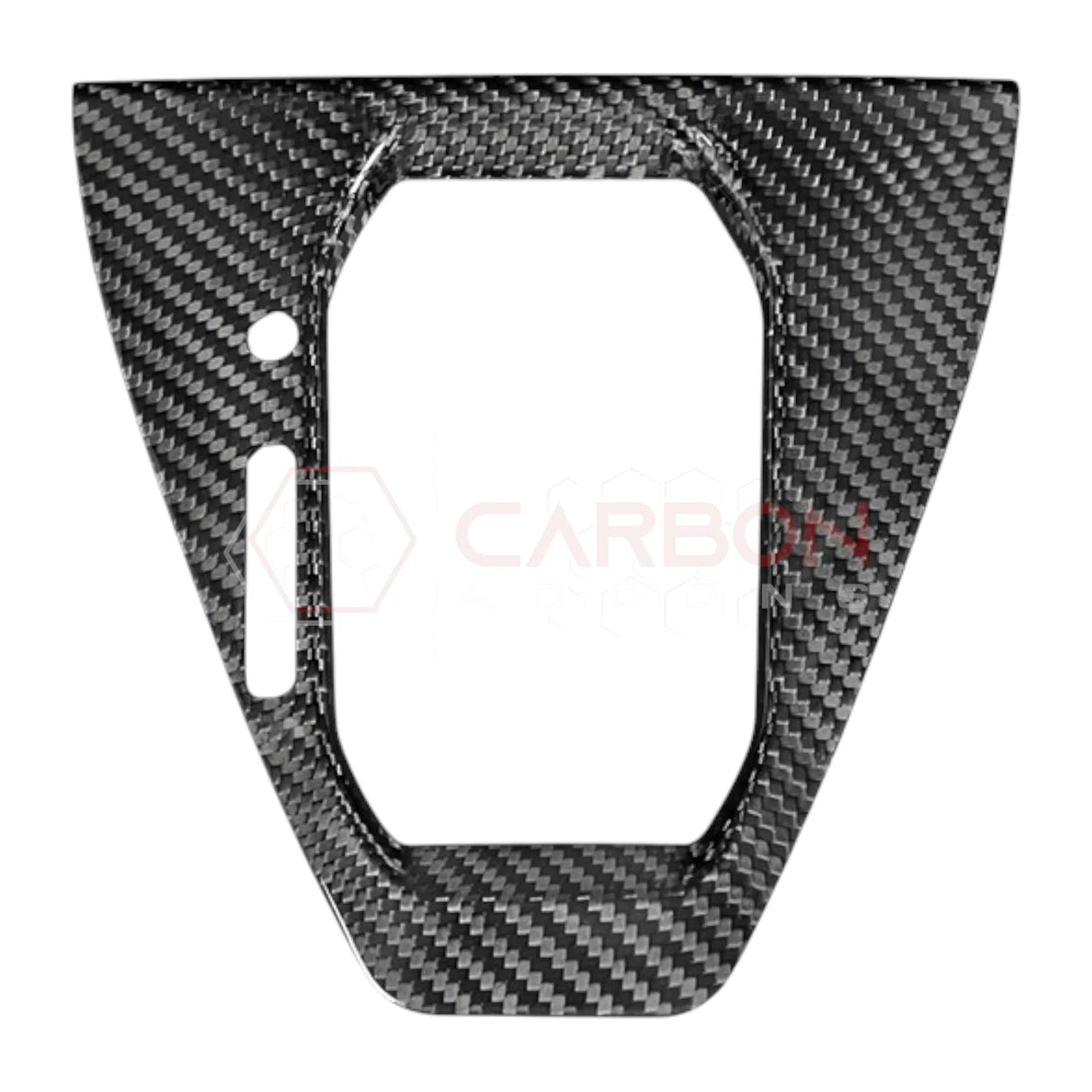2024+ Mustang Hard Carbon Fiber Gear Shift Trim Cover