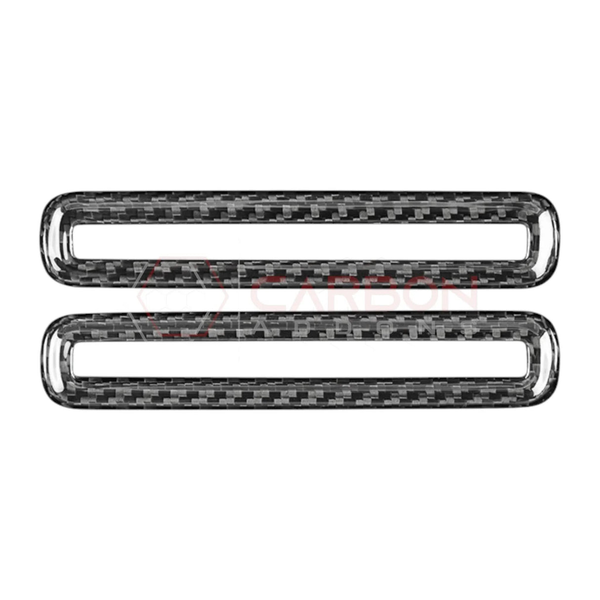 2024+ S650 Mustang Hard Carbon Fiber Door AC Vent Trim Covers