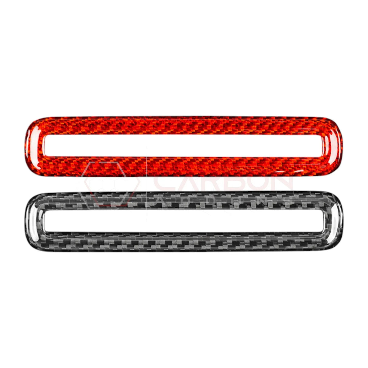 2024+ S650 Mustang Hard Carbon Fiber Door AC Vent Trim Covers