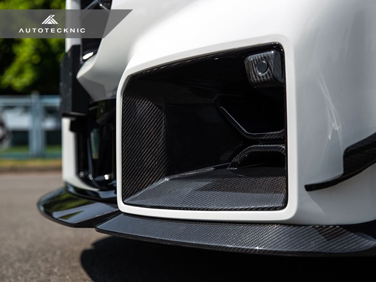 AutoTecknic Dry Carbon Podium Front Bumper Lower Vent Set - G87 M2
