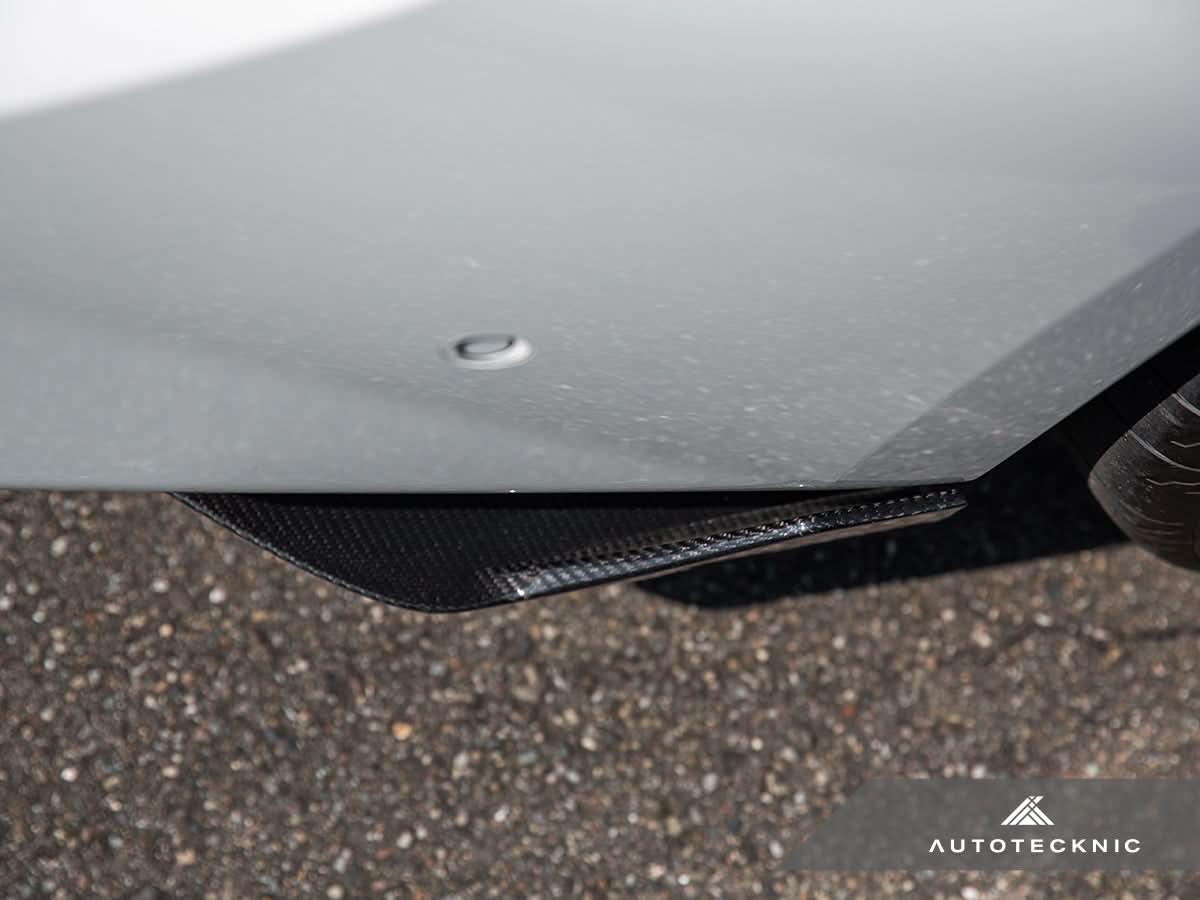 AutoTecknic Dry Carbon Rear Splitter Set - BMW G87 M2