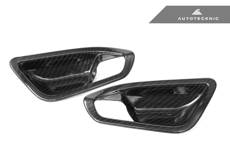 AutoTecknic Dry Carbon Interior Door Handle Trim Set - F87 M2 | F22 2-Series | F20 1-Series