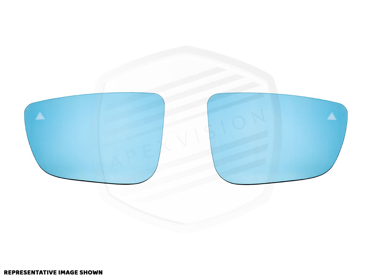 ApexVision Blue Tinted Side View Mirror Glass Set - E82/ E88 1-Series Pre-LCI