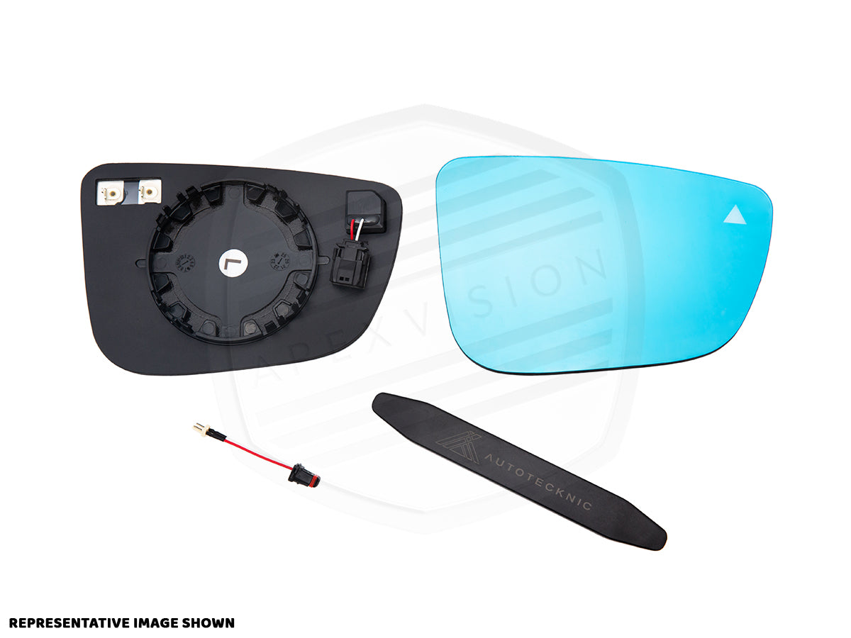 ApexVision Blue Tinted Side View Mirror Glass Set - F85 X5M | F86 X6M