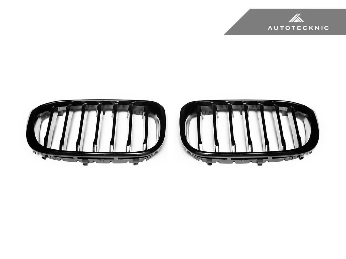 AutoTecknic Gloss Black Front Grille Set - G01 X3 | G02 X4 Pre-LCI