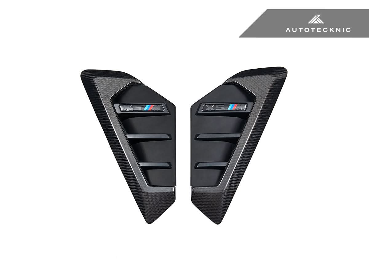 AutoTecknic Dry Carbon Side Vent Set - BMW F95 X5M LCI