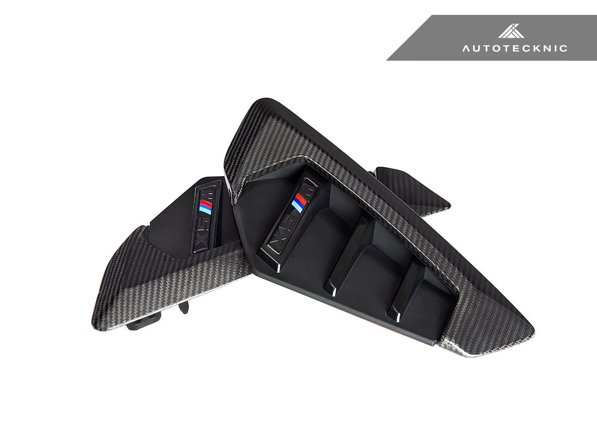 AutoTecknic Dry Carbon Side Vent Set - F95 X5M LCI