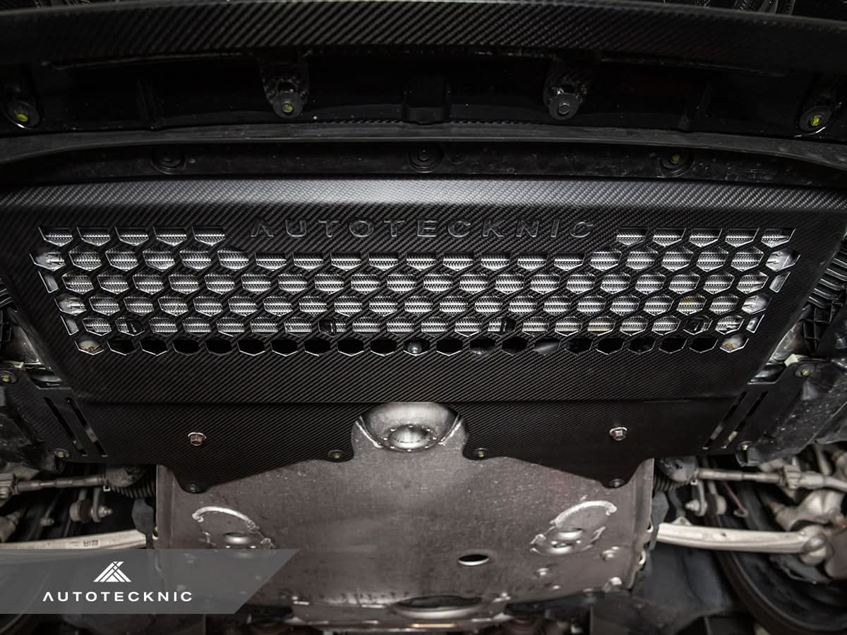 AutoTecknic Dry Carbon Oil Cooler Guard - BMW G87 M2 | G80 M3 | G82/ G83 M4
