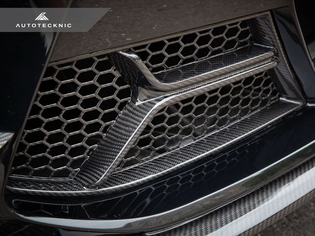 AutoTecknic Dry Carbon Corsa Front Bumper Lower Vent Set - BMW G80 M3 | G82/ G83 M4