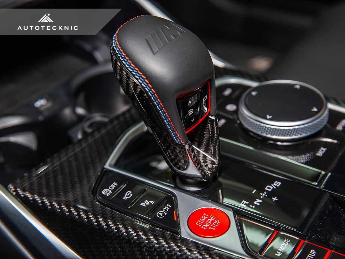 AutoTecknic Dry Carbon Gear Selector Cover - G09 XM