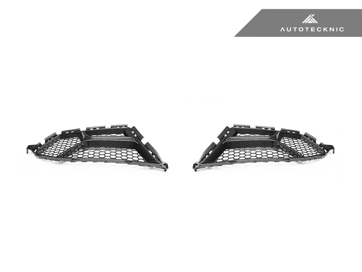 AutoTecknic Dry Carbon Corsa Front Bumper Lower Vent Set - BMW G80 M3 | G82/ G83 M4