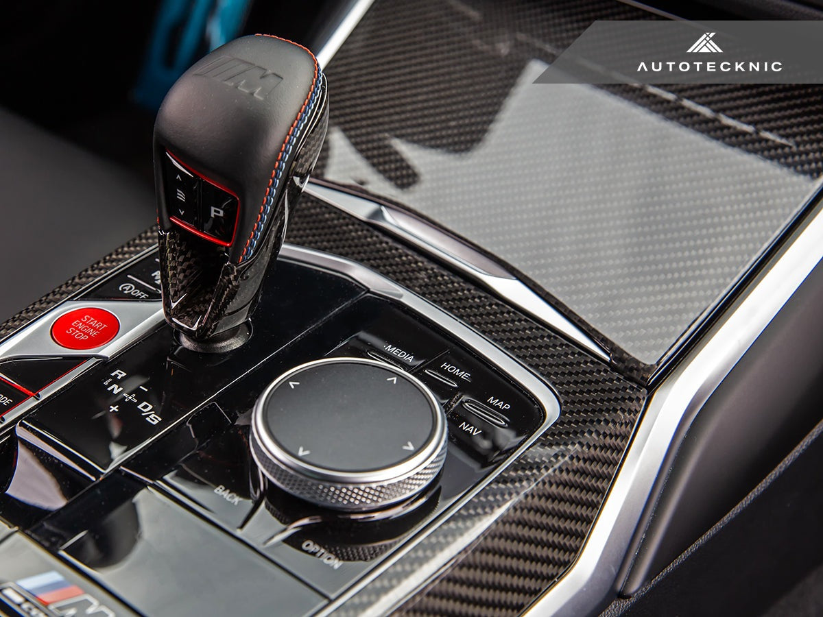 AutoTecknic Dry Carbon Gear Selector Cover - G09 XM