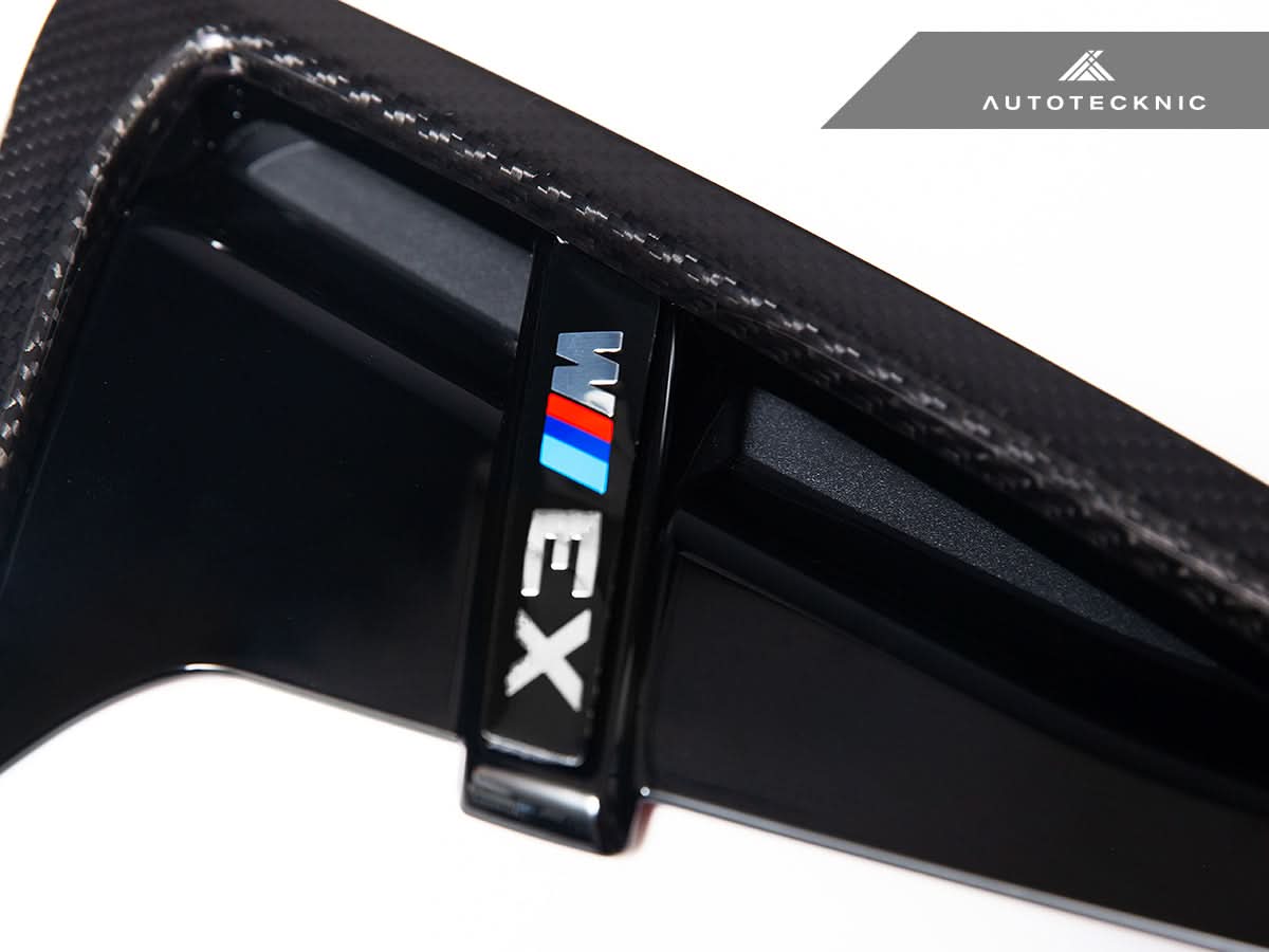 AutoTecknic Dry Carbon Gloss Black Fender Trim Set - BMW F97 X3M | F98 X4M