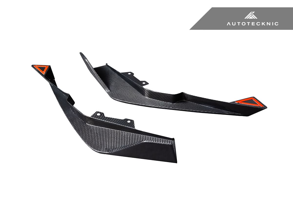 AutoTecknic Dry Carbon Rear Splitter Set - BMW G87 M2