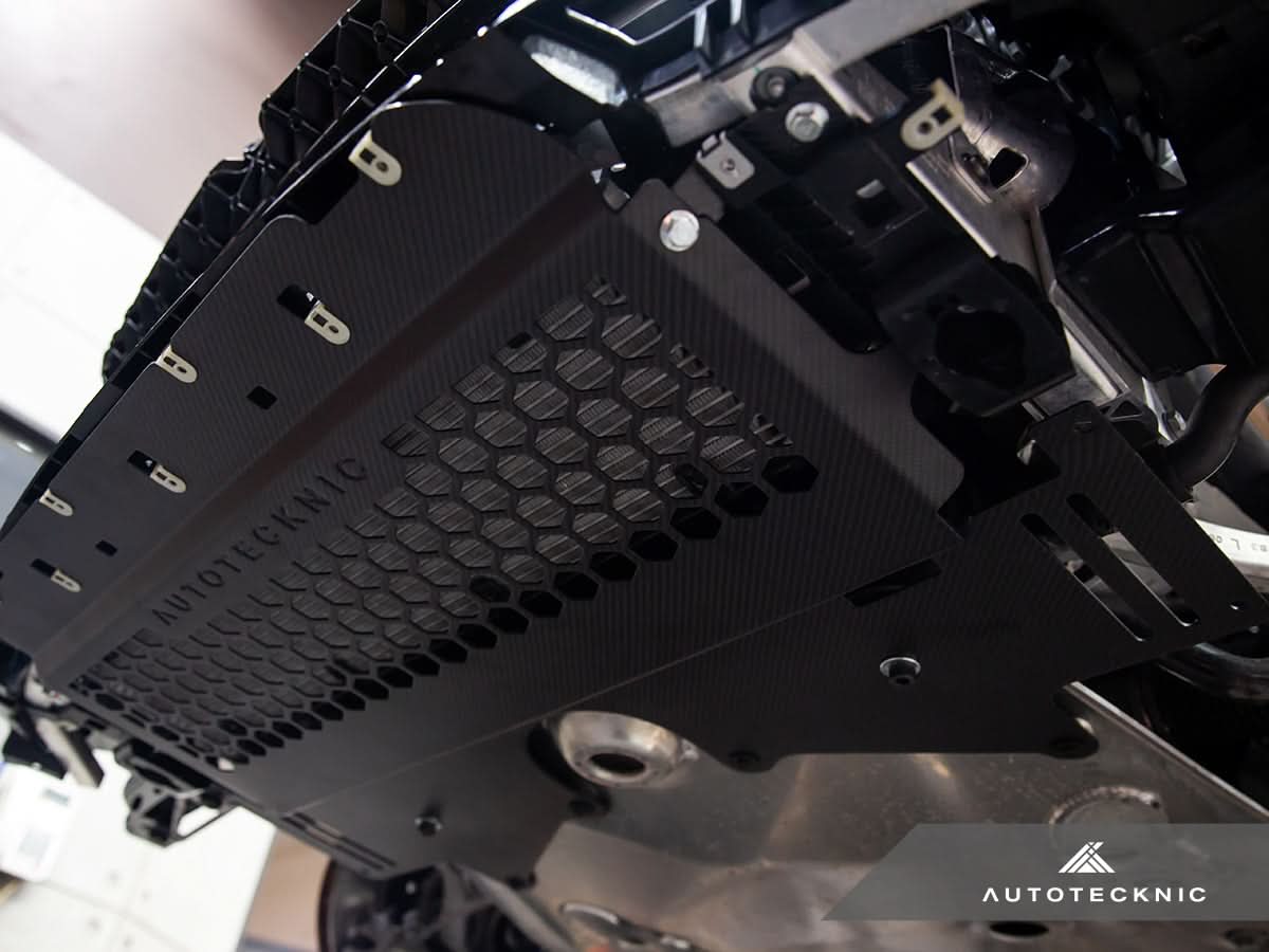 AutoTecknic Dry Carbon Oil Cooler Guard - BMW G87 M2 | G80 M3 | G82/ G83 M4