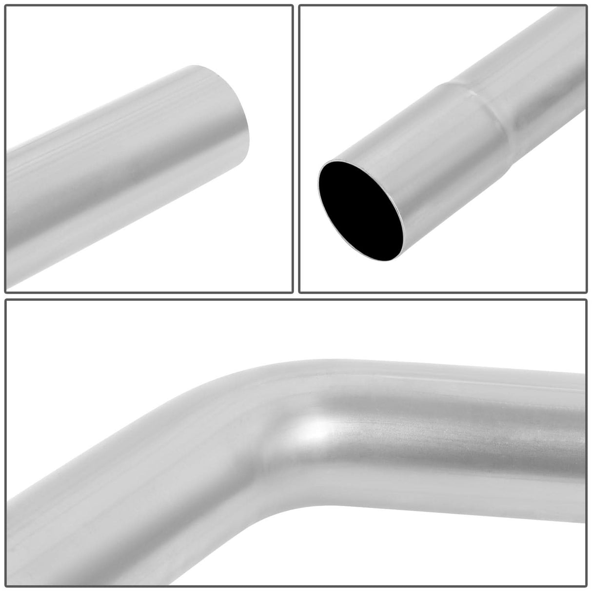 2" Mild Steel DIY Custom Exhaust Pipes - 8 Piece Kit