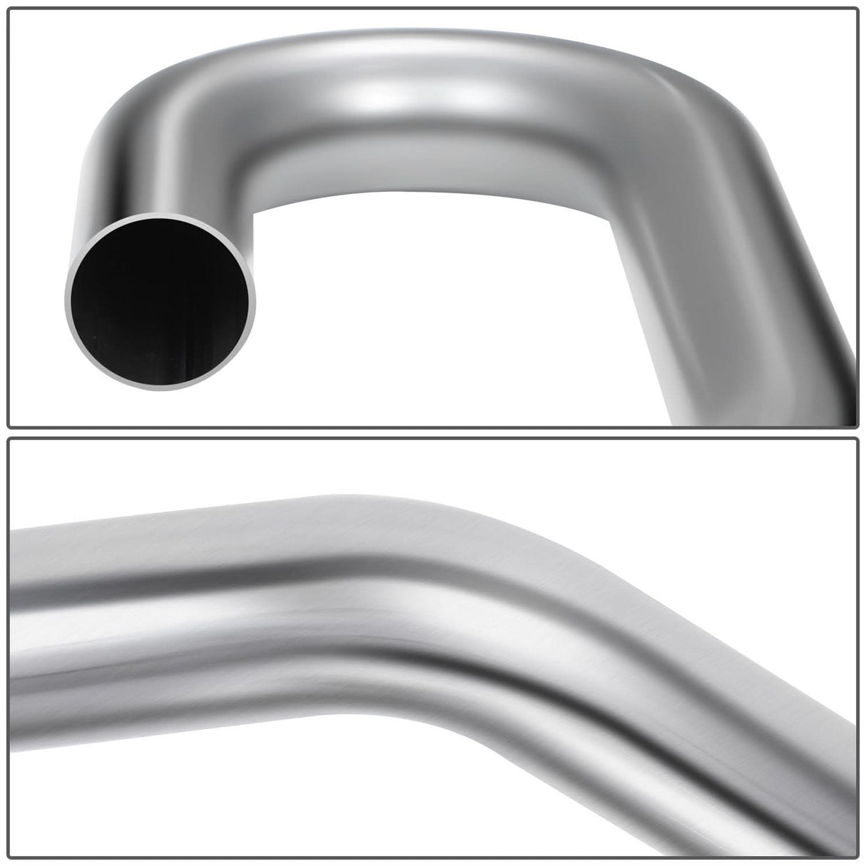2.25" OD 45/180 Degree U-Bend Exhaust Pipe Tubing 18-Gauge