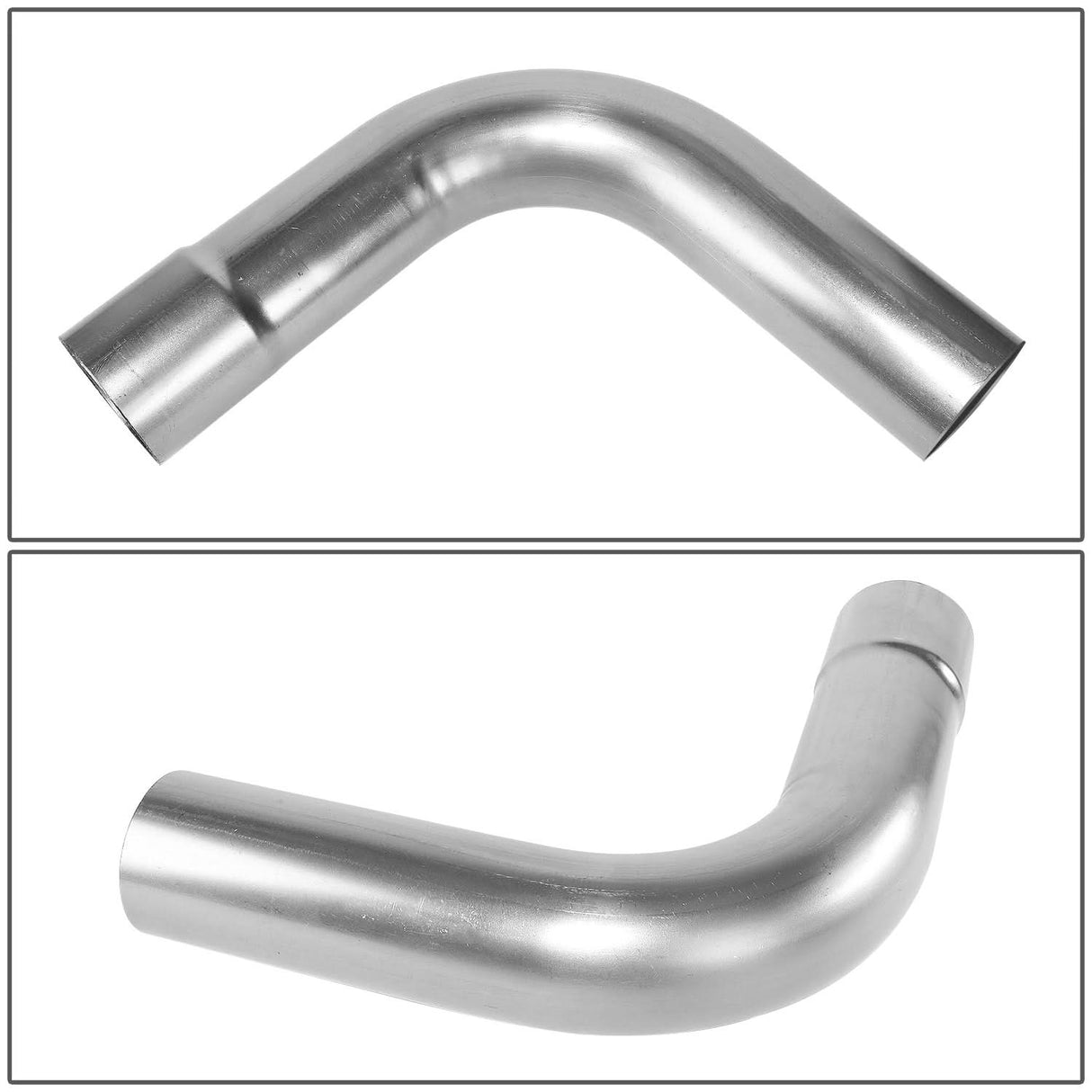 2.5" 90 Degree L-Bend Exhaust Pipe Tubing Stainless Steel