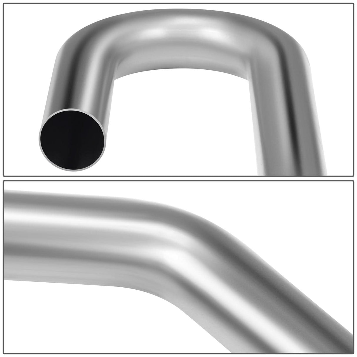3" OD 45 & 180 Degree U-Bend Exhaust Pipe Tubing 18-Gauge