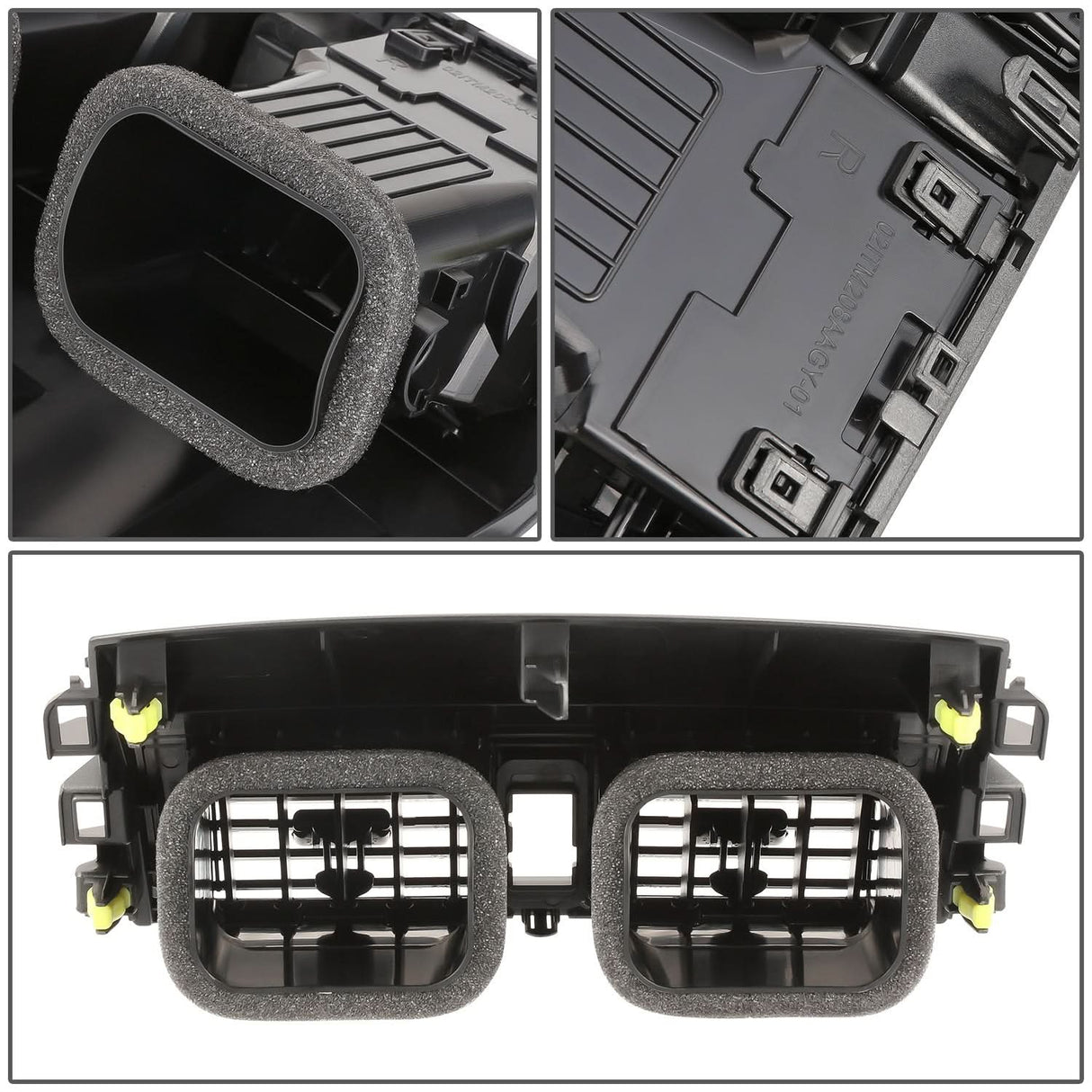 2009-2013 Toyota Corolla Dash Center AC Air Vent Upper Bezel Trim