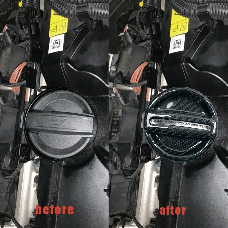 BMW MPerformance Carbon Fiber Engine Oil Cover V2 - K2 Industries
