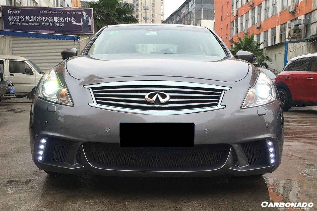 2009-2015 Infiniti G25 | G37 Sedan WD Style Front Bumper with Led Light