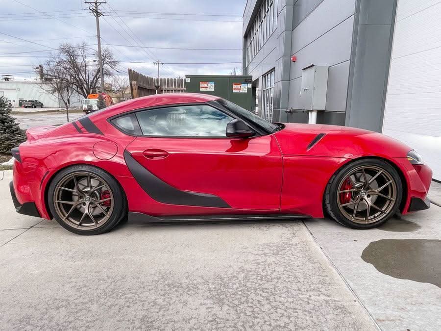 A91 Style Supra Rear Decklid Stripes - 2020+ Supra