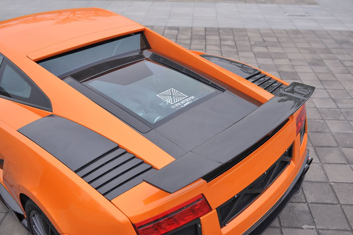 2004-2008 Lamborghini Gallardo Coupe Engine Hood Hatch ( USE ORIGENAL GLASS)