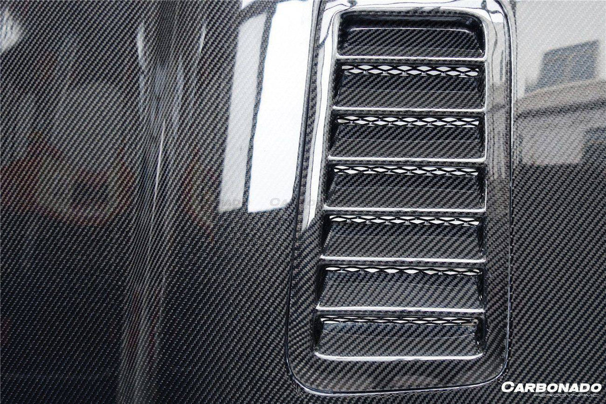 2010-2014 Ford Mustang GT500 Black Momba BC1 Style Hood