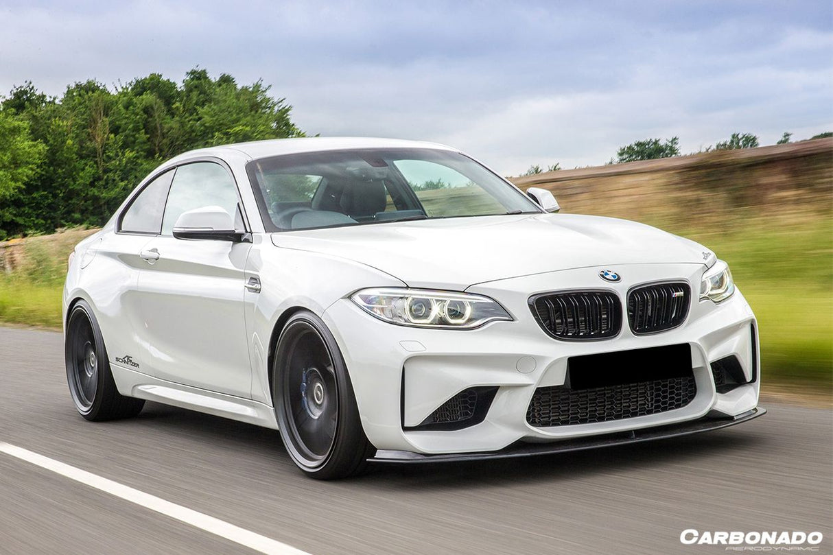 2016-2021 BMW M2 M2C F87 AC Style Carbon FIber Front Lip