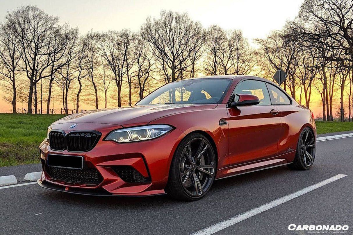 2016-2021 BMW M2 M2C F87 AC Style Carbon FIber Front Lip