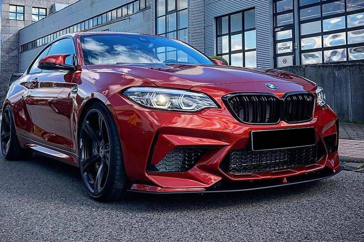 2016-2021 BMW M2 M2C F87 AC Style Carbon FIber Front Lip