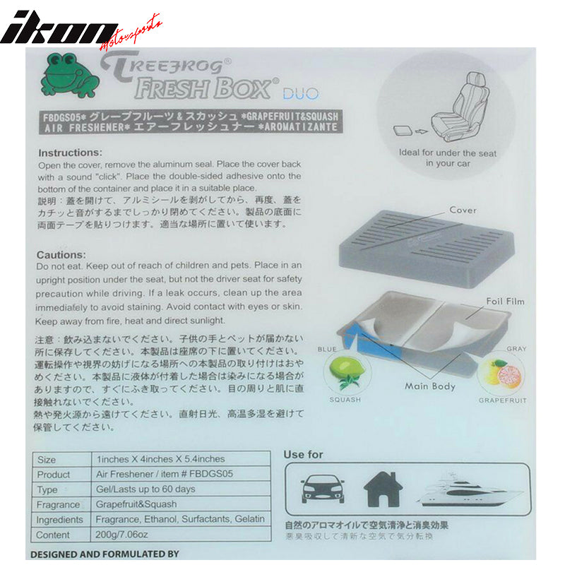 Treefrog 2IN1 Grapefruit & Squash Scent Air Freshener GEL 200G