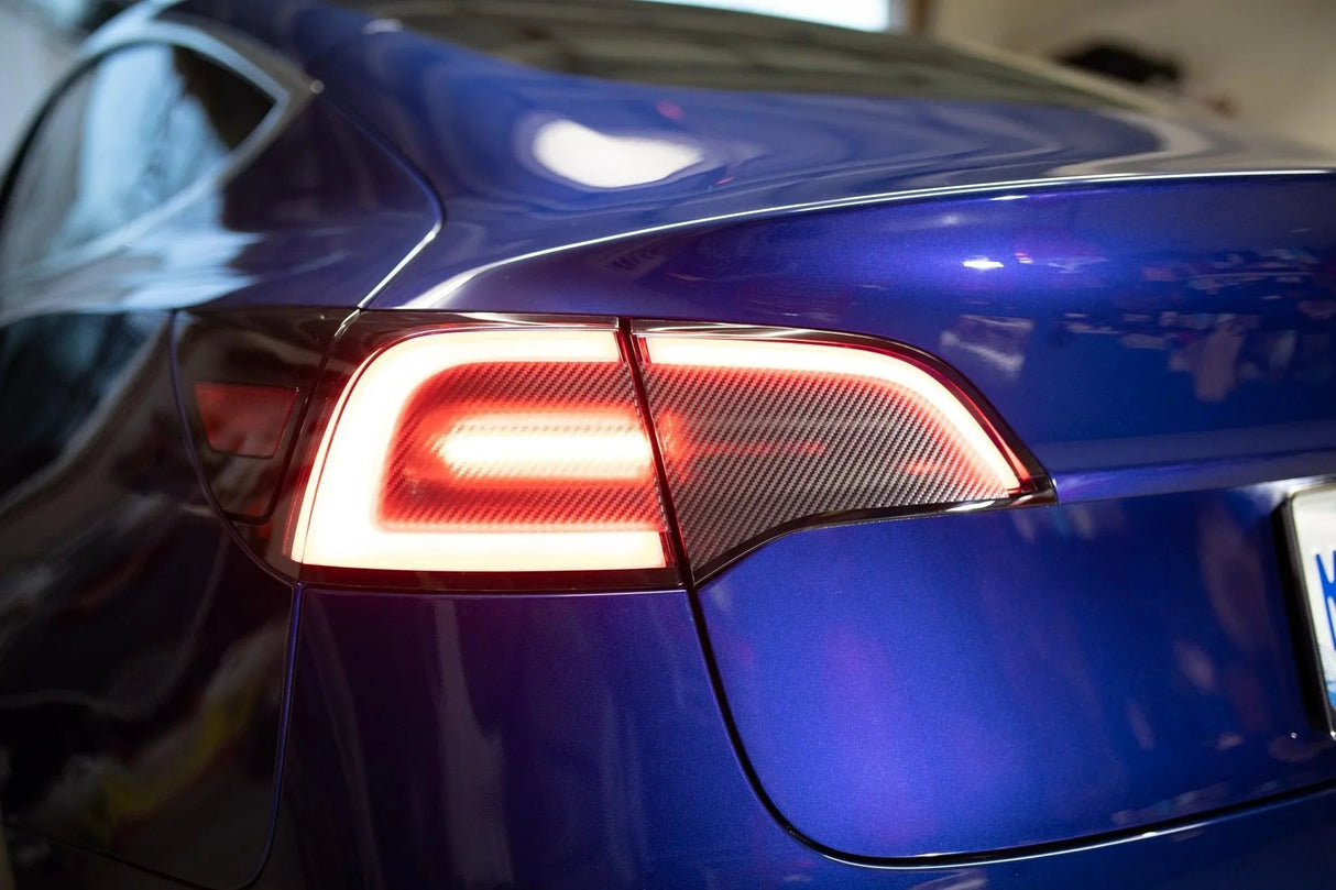 Aftermarket Taillight Overlays - 2017-2023 Tesla Model 3 / Model Y