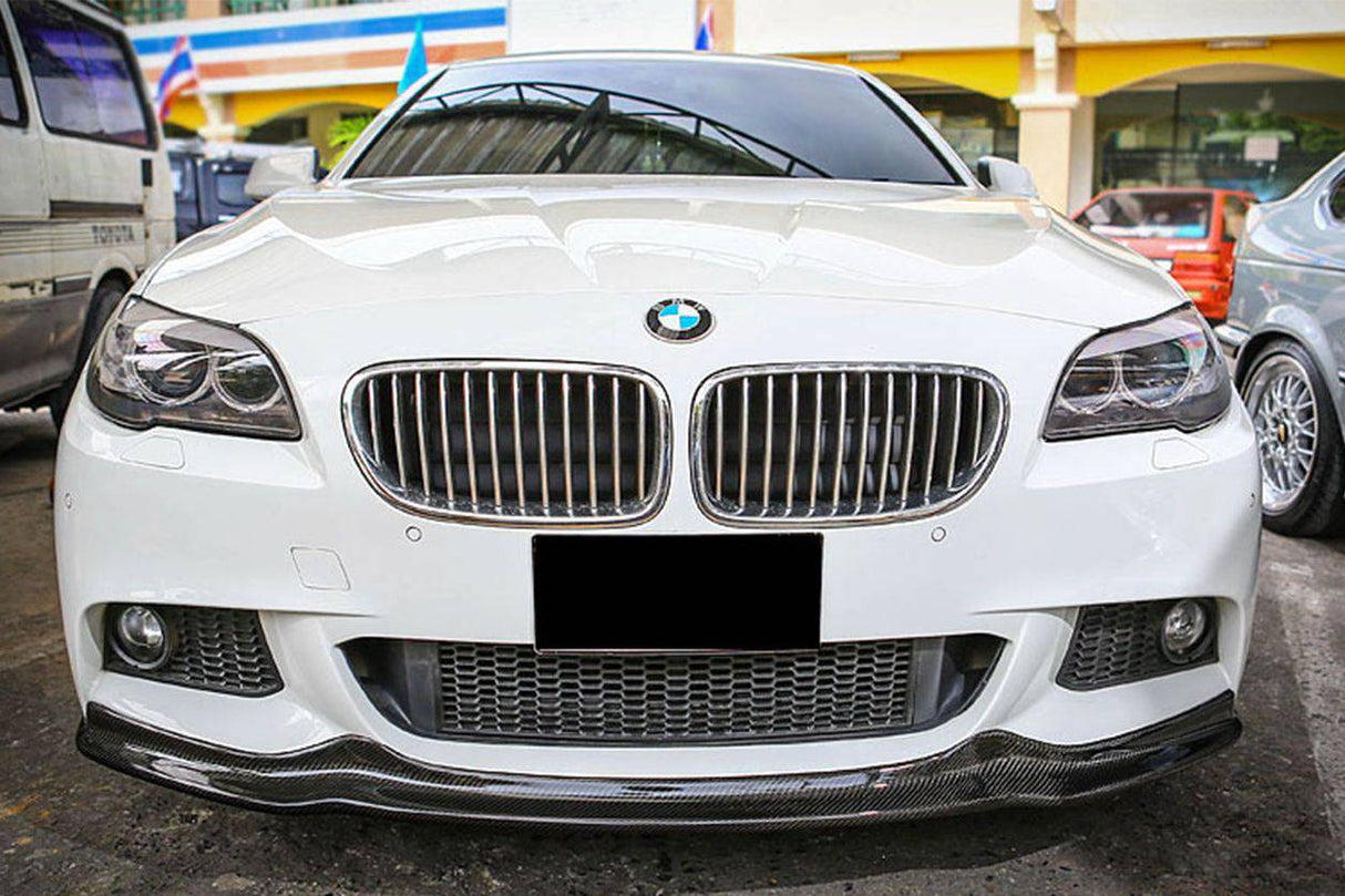 2011-2016 BMW F10 5 Series M-Tech AK Style Carbon Fiber Front Lip