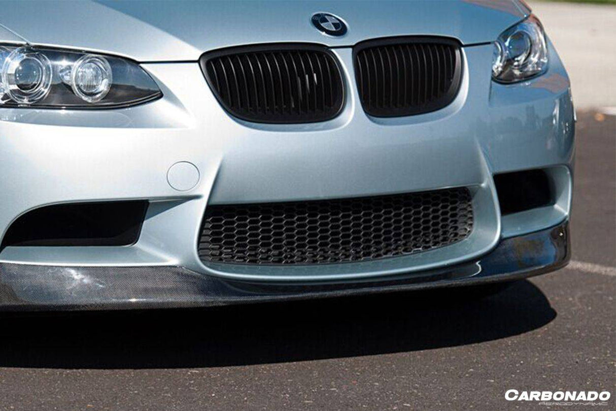 2008-2012 BMW M3 E90 E92 E93 AKM Style Carbon Fiber Front Lip