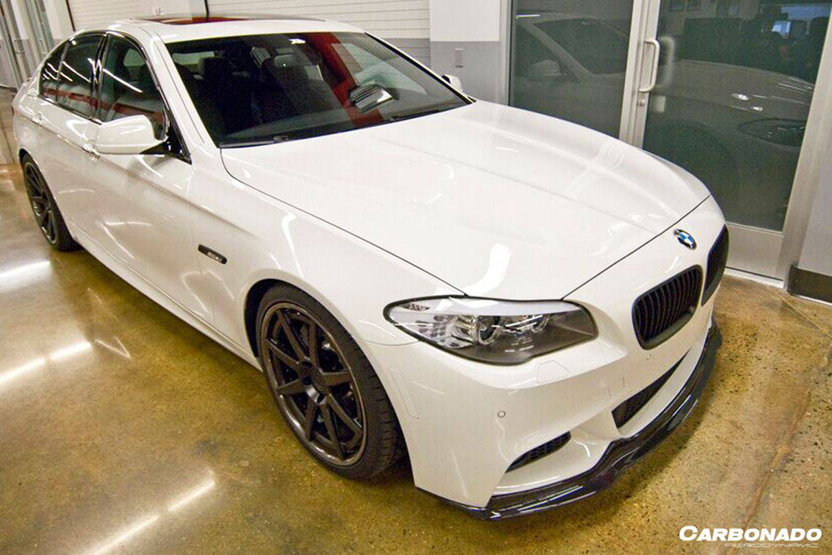 2011-2016 BMW F10 5 Series M-Tech AK Style Carbon Fiber Front Lip