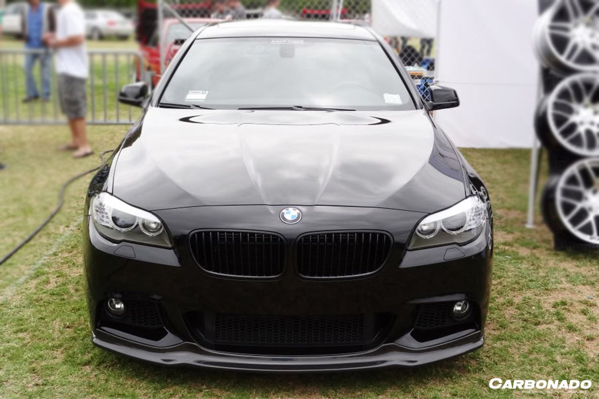 2011-2016 BMW F10 5 Series M-Tech AK Style Carbon Fiber Front Lip