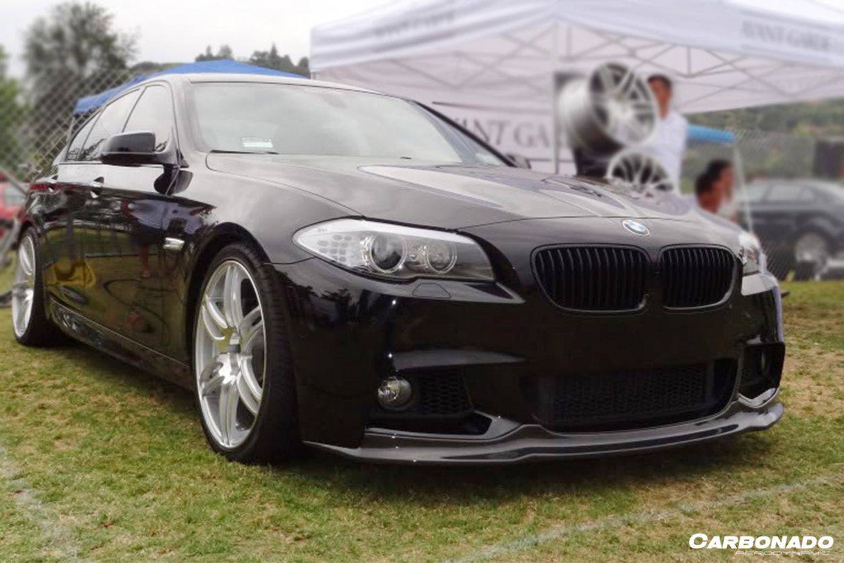 2011-2016 BMW F10 5 Series M-Tech AK Style Carbon Fiber Front Lip